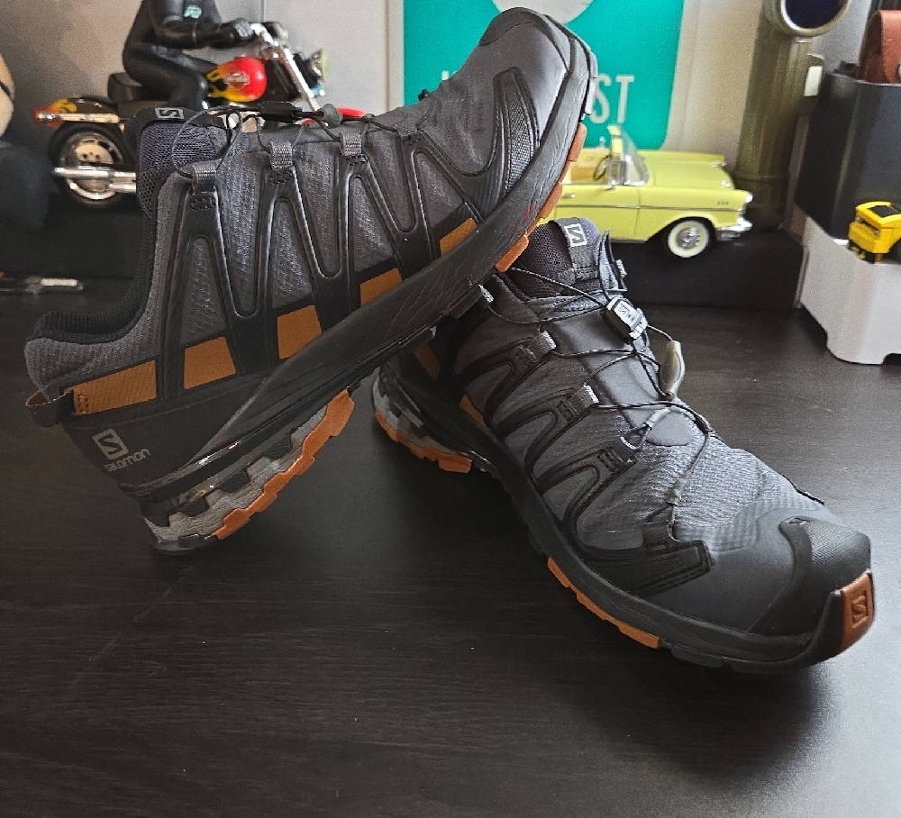 Salomon Black and Brown Athletic Shoes
